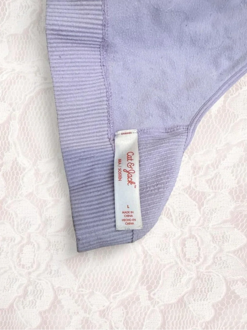 Cat & Jack purple ribbed